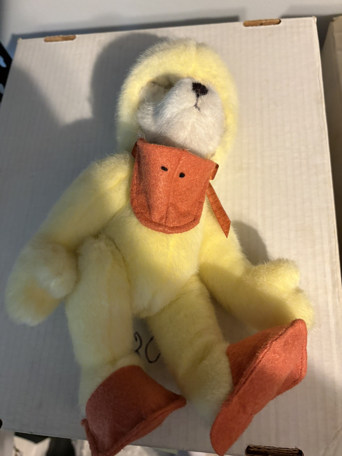 2000 Boyds Bears Retired Alouysius Quackenwaddle #91860 In Duck Costume 11”