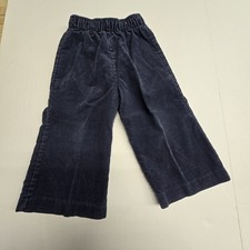 Vintage 70s 80s Buster Brown USA Corduroy Pants Kids 12 Month Elastic Waist Navy