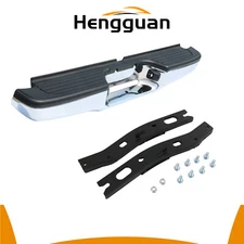 Chrome Steel Step Bumper Assembly Rear fit for Toyota Tacoma pickup 1995-2004