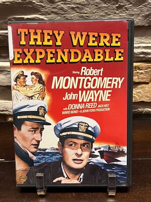 THEY WERE EXPENDABLES 1945 ROBERT MONTGOMERY JOHN WAYNE B&W NOT RATED USED/DVD
