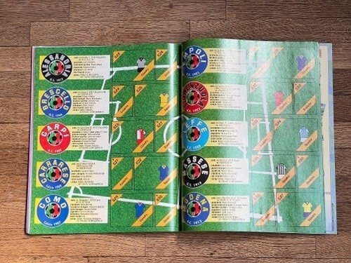 Album figurine Panini CALCIATORI 1995 96 VUOTO Inserti 1996 difetto stampa vide - Foto 21 di 24