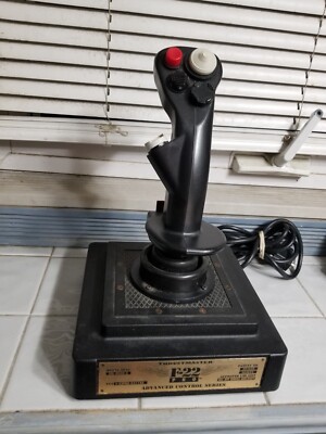Thrustmaster F-22 Pro Advanced control series Controller vintage (Untested)