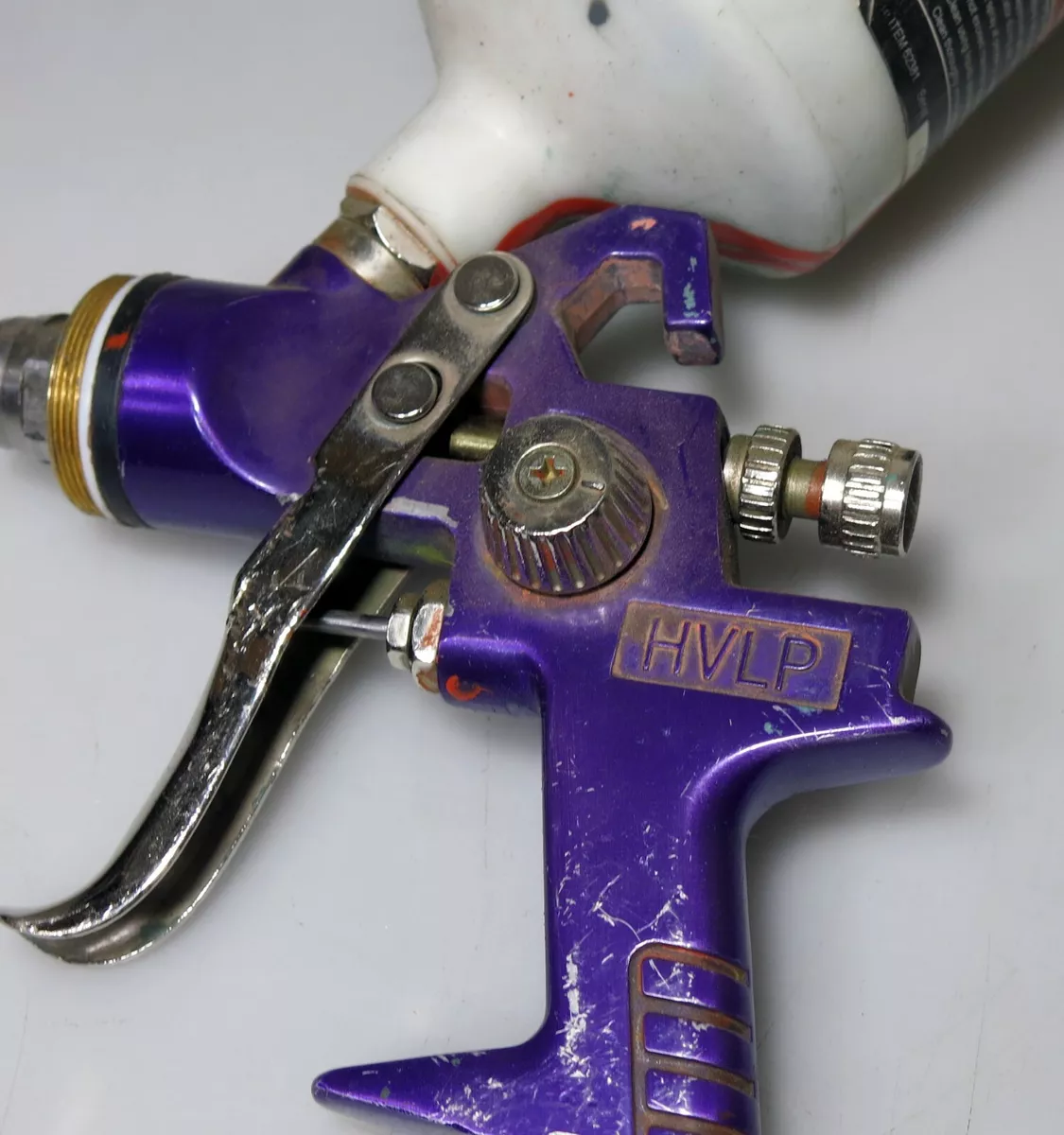 HVLP Purple Gravity Fed Spray Gun 50 70 PSI H827W Unbvranded
