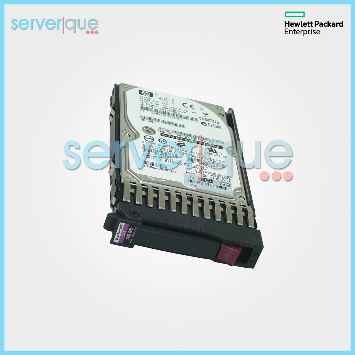 HP 300GB 10K SAS 2.5" Hard Drive – 492620-B21 493083-001 (Refurbished)