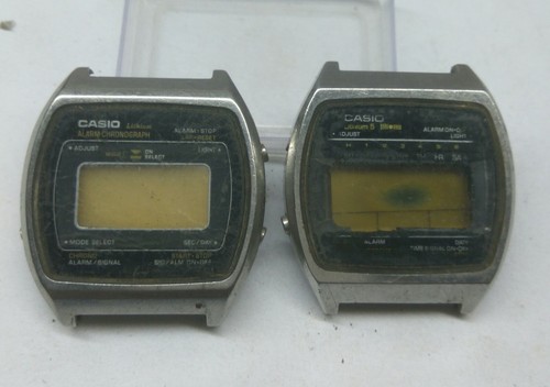 LOTTO di 2pc usato Casio A653 \u0026 83QS-27 Orologio da uomo digitale per  RICAMBI e riparazioni | eBay