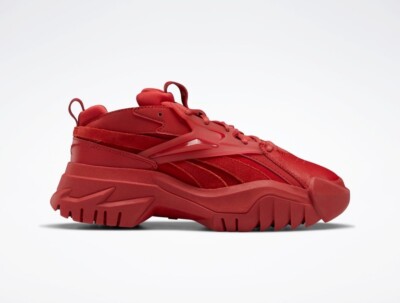 Größe 5 Reebok Classics Junior Jungen Club C Cardi B V2 Turnschuhe rot Turnschuhe...