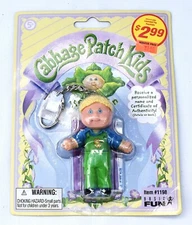 Basic Fun - CABBAGE PATCH KIDS - #1198 - KEYCHAIN - NIP - 2004
