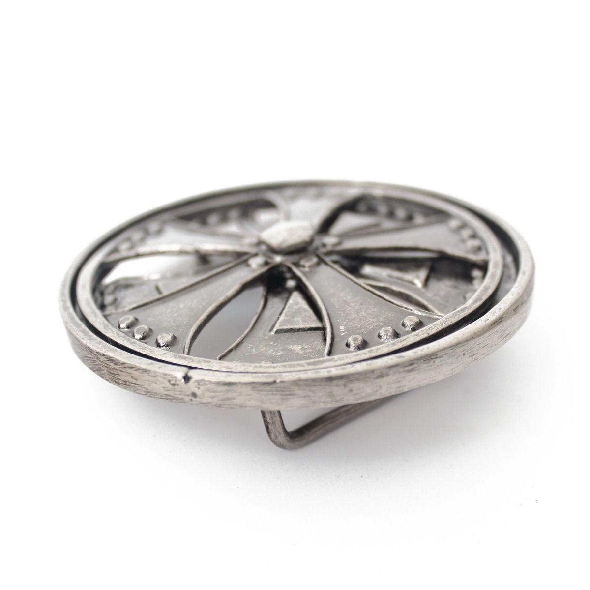 ヴィンテージアンビルセット 303-AN-SIL Men's Hip Hop Antique Silver Spinner Rim Rotating Axis