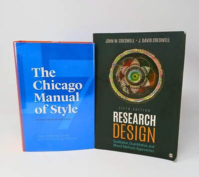 Academic Writing Bundle: Chicago Manual of Style 17th Ed & Research Design 5th