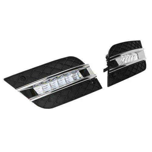 For Benz W164 ML350 2009 2010 2011 Pair LED DRL Daytime Running Lights Fog Lamps - Picture 7 of 9