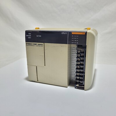 OMRON SYSMAC CQM1-CPU11-E PROGRAMMABLE CONTROLLER  24VDC 10MA 16 POINTS
