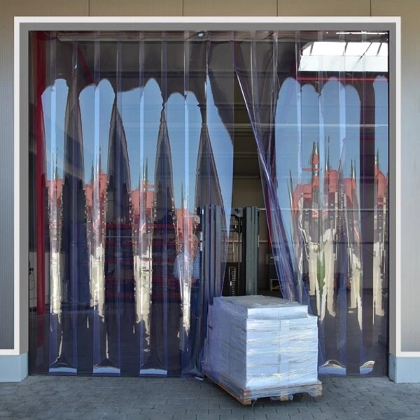 PVC Streifenvorhang Lamellenvorhang Vorhang Streifen Lamellen, 200x2 mm - Bild 3 von 4