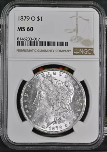1879 O Morgan Silver Dollar NGC MS-60