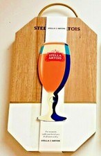 4 x STELLA ARTOIS HOLZ SERVIERBRETTER - PLATTE ZUHAUSE PUB BAR LAGER VIER