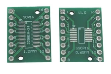 4/10 Pcs SOP16 SSOP16 TSSOP16 to DIP16 SMD Adapter PCB DIY Conveter Board