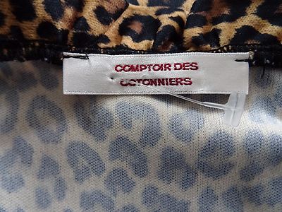 Haut Léopard Manches Longues - Marque Comptoir Des Cotonniers - Taille S - Couleur Marron