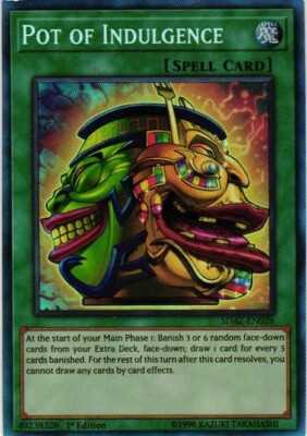 POT OF INDULGENCE HOLO YuGiOh YU GI OH Custom Anime Collectible Card | eBay