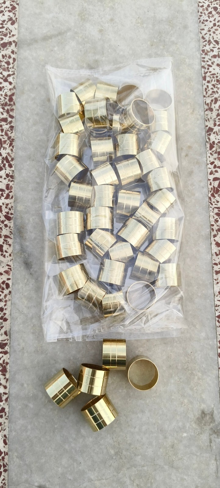 Solid Brass Ferrules Collars Ring Shaft Walking S… - image 2