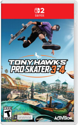 Tony Hawk Pro Skater 3+4 - Nintendo Switch 2 (Game Code in Box