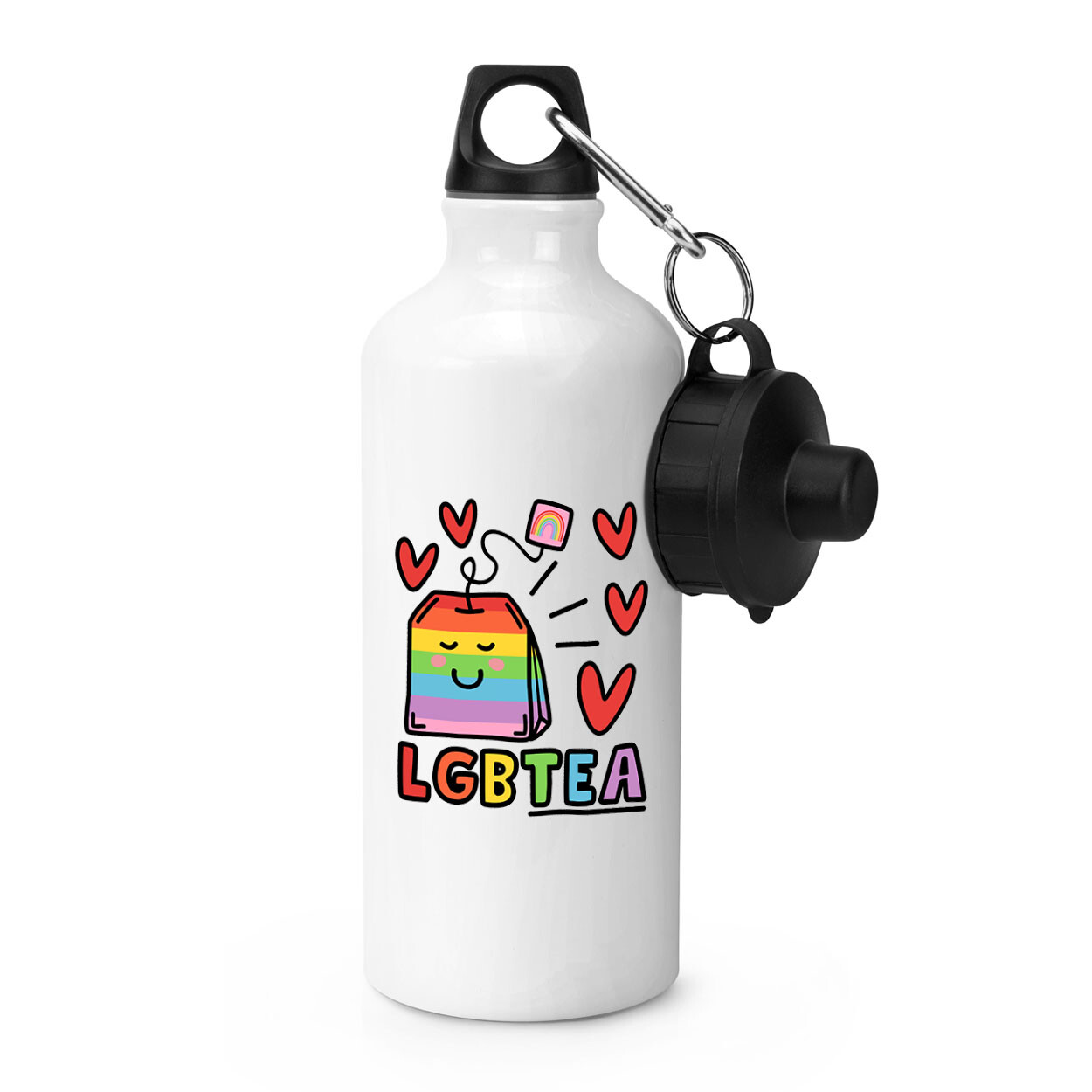 LGBTEA Sports Water Bottle Tea Lover Gay Pride Lesbian LGBTQ Homosexual Pride