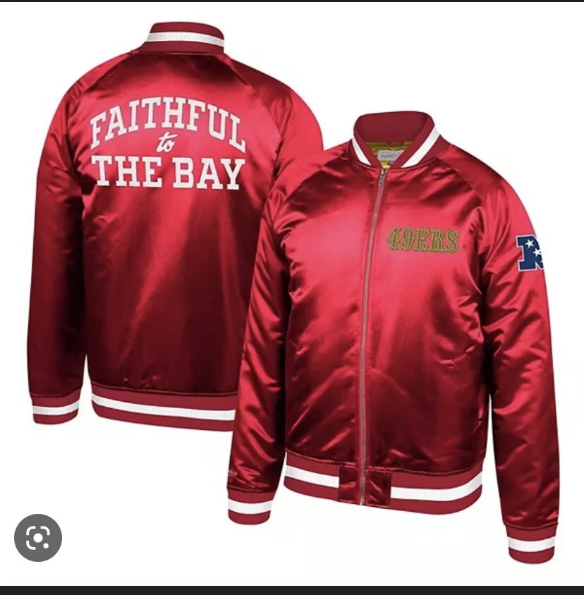 mitchell & ness 49ers jacket