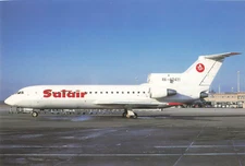 Postcard Airline SALAIR Yakovlev 42D RA-42411 CC7.