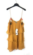 Show Me Your Mumu Women’s Gold Tassled Summer Dress Size Medium