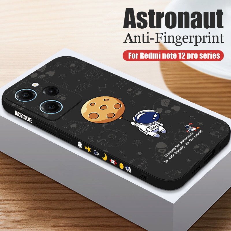 Coque Anti-choc Astronaut Pour Xiaomi Redmi Note 12/11/POCO X5 - Hybride PC+TPU, Neuf