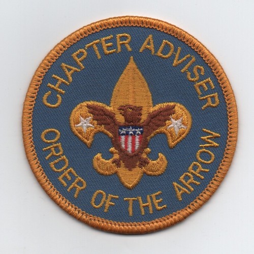 OA Chapter Adviser Position Patch, Clear Plastic Backing, Mint! - 第 1/2 張圖片