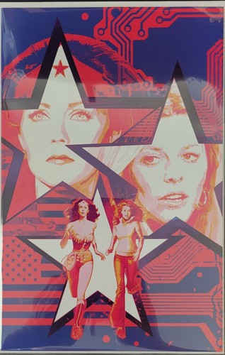 Wonder Woman '77 Meets the Bionic Woman #4 Trade Dress & Virgin Bill Sienkiewicz - Picture 2 of 2