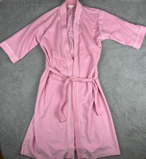 VINTAGE CARRIAGE COURT Sears House Coat Robe Medium 12-14 USA Union Made Pink