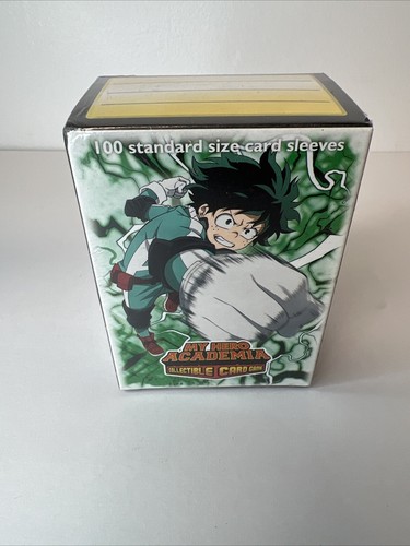 100 Kartenhüllen in Standardgröße - My Hero Academia Sammelkartenspiel - Deku - Bild 1 von 3