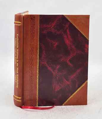 Kurf?Rstliche Schl?Sser In Der Mark Brandenburg. 1: Grunewald, O [Leather Bound]