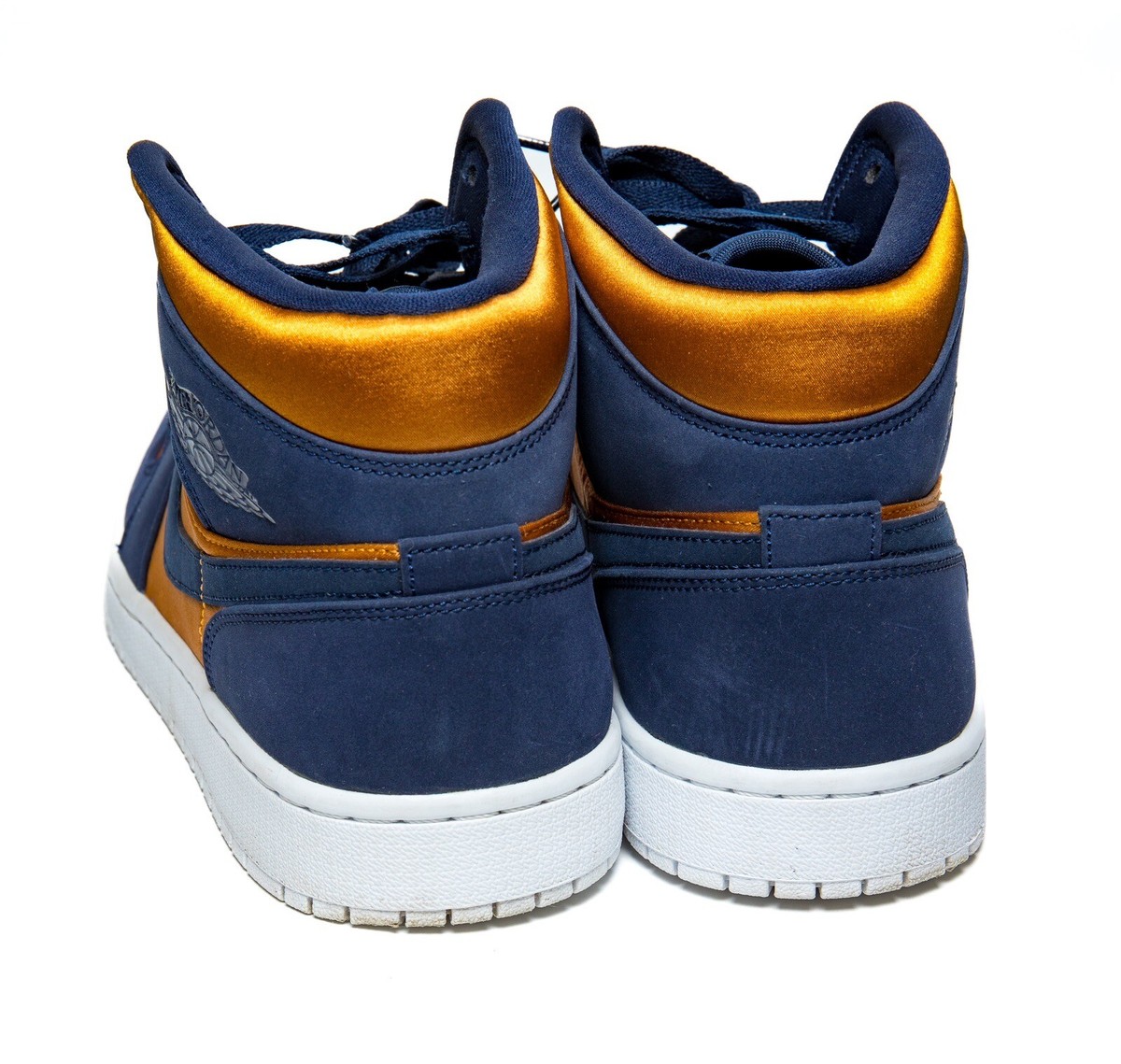 Nike Air Jordan 1 Mid SE Premium Stain Gold Men's Size 12 BARELY