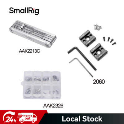 SmallRig Screw Set for Camera Accessories + Folding Tool Set + Cold Shoe (2pcs）