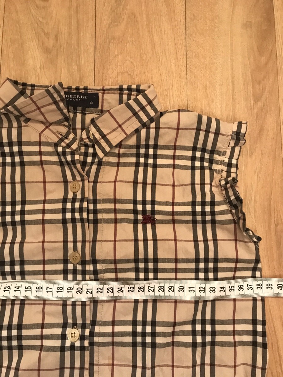 BURBERRY LONDON ENGLAND ノバチェック AUTHENTIC BURBERRY london Shirt Nova Check kids girls