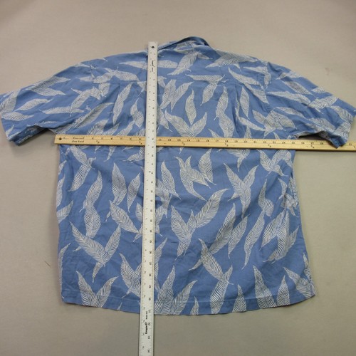 Cutter Buck Shirt Mens XL Short Sleeve Button Front Lightweight Outdoor Floral - Picture 8 of 10