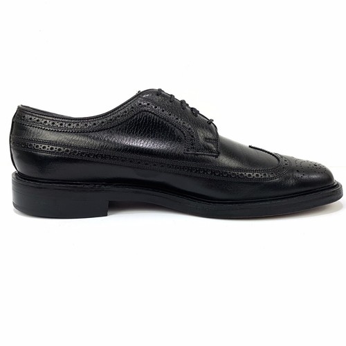 Florsheim Royal Imperial Men’s Black Oxfords Long Wing Shoes Sz 10 C VTG - Picture 9 of 9