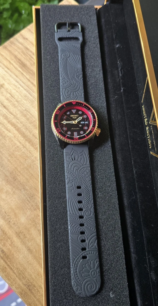 Seiko 5 Automatik.Special Edition Street Fighter Ken.Nur 9999 stuck Weltweit.