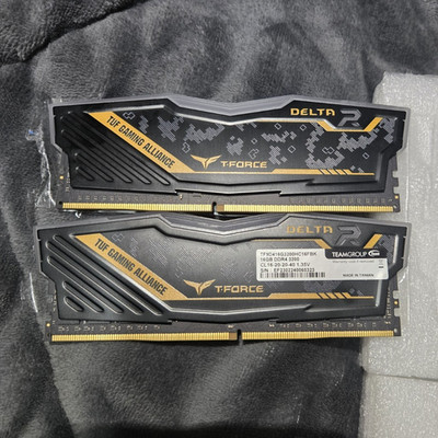 T-FORCE DELTA R RGB DDR4 SDRAM 32GB (2x16GB) 3200MHz 288-Pin Tuf Gaming Alliance
