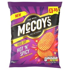 McCoy's Hot 'N' Spicy Sharing Crisps 20 X 65g £1.35 PMP