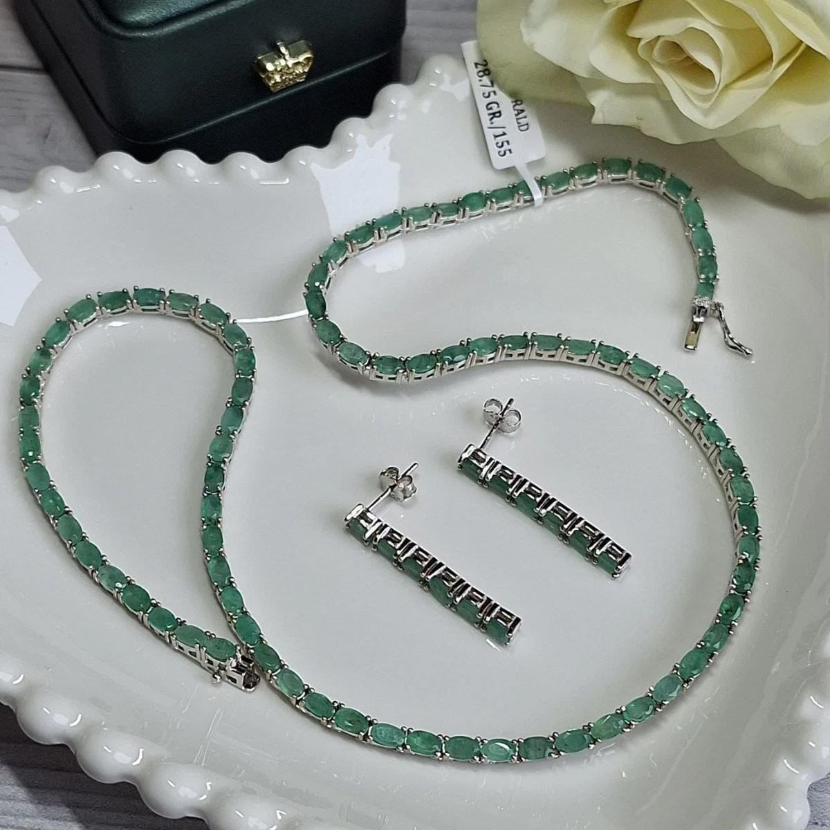 QFGasre Rondelle, 600 perline distanziali con fori in oro e argento per