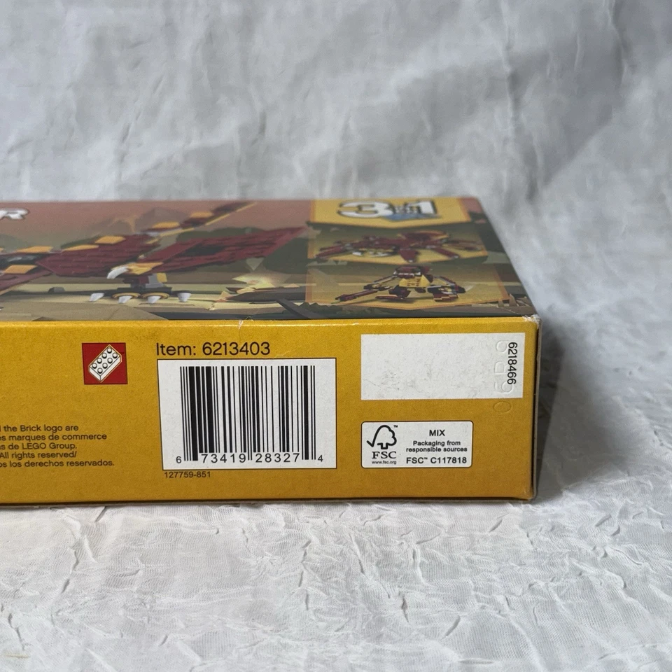 Lego Creator 3-in-1 Mythical Creatures 39073 Brand New Factory Sealed 223 Pcs - Image 3 of 4