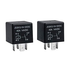 12V 40 Amp 4 Pin Car Relay Switch 2 Pack