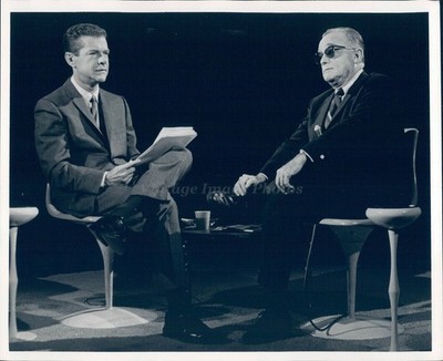 1964 Photo Victor Riesel Labor Columnist Interview Speak Haywood ...