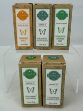 Lot of 5 NIB Scentsy Essential Oil Blends .5 fl each Eucalyptus, Peppermint, etc