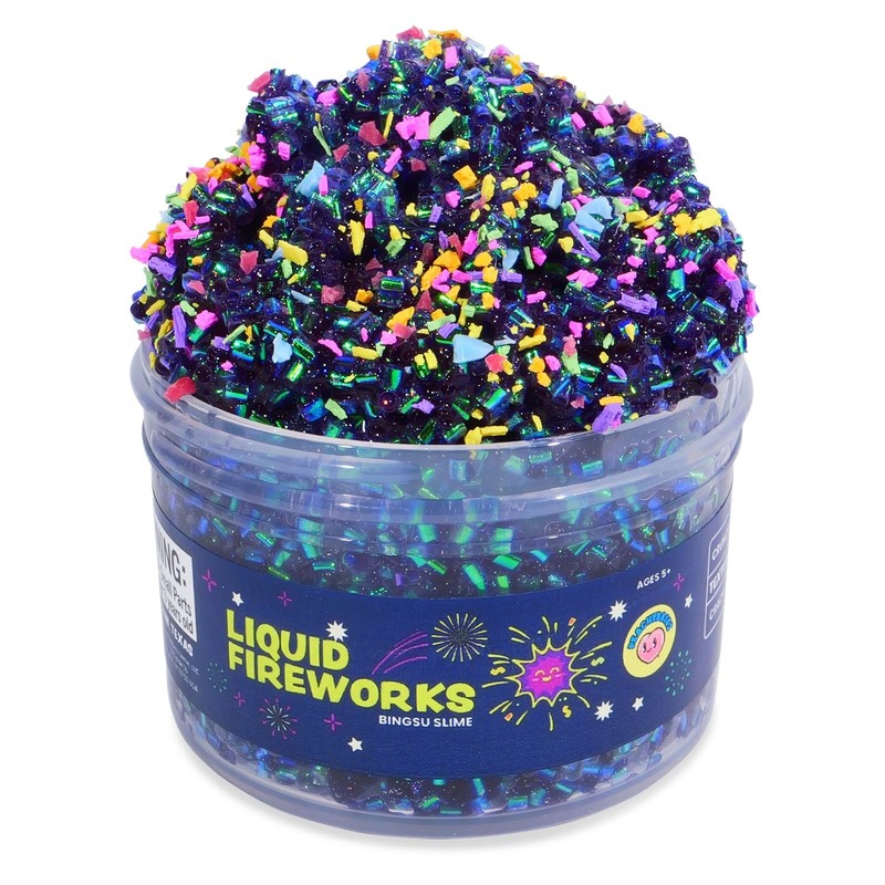 PEACHYBBIES SLIME NEW ! Liquid Fireworks ! Hard To Find!