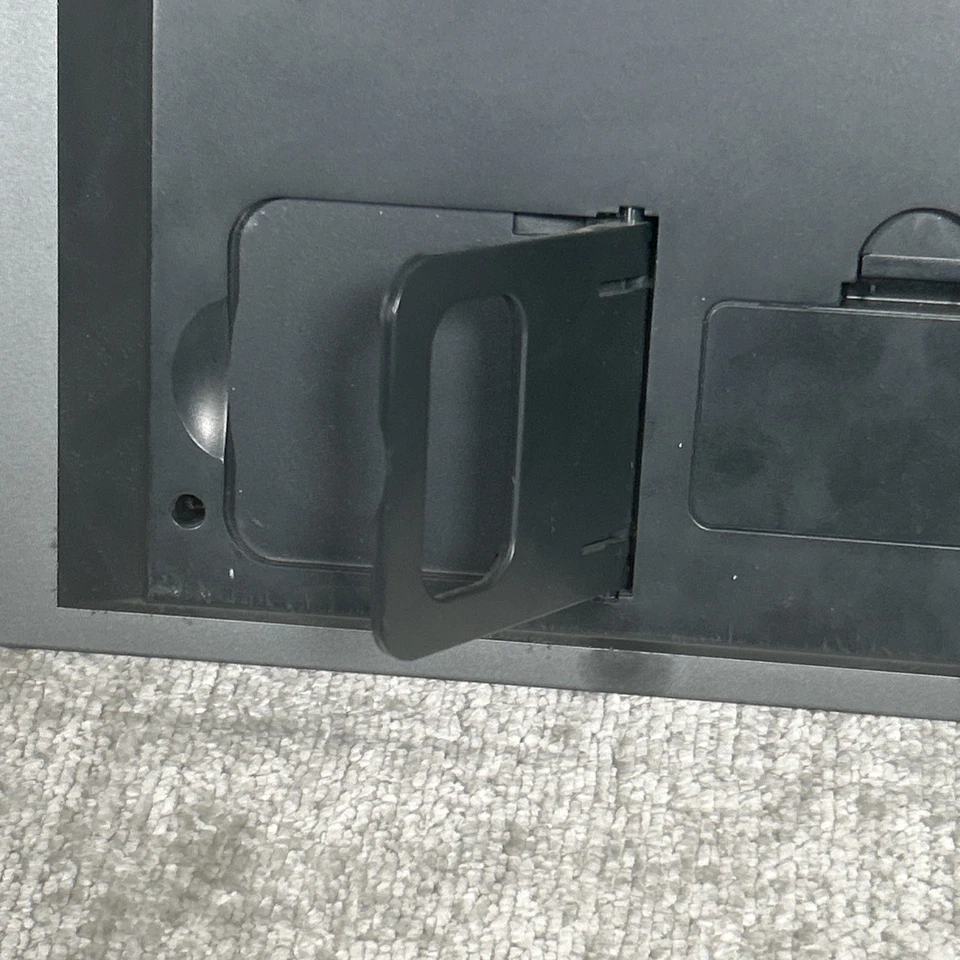 Reloj digital delgado Oregon Scientific con fecha de temperatura JM889NA cuadrado probado Foto 4 de 4