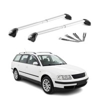 DachträGer GrundtäGer FüR VW Passat B5 Variant 2000-05 Facelift Alu Grau 2X ABE