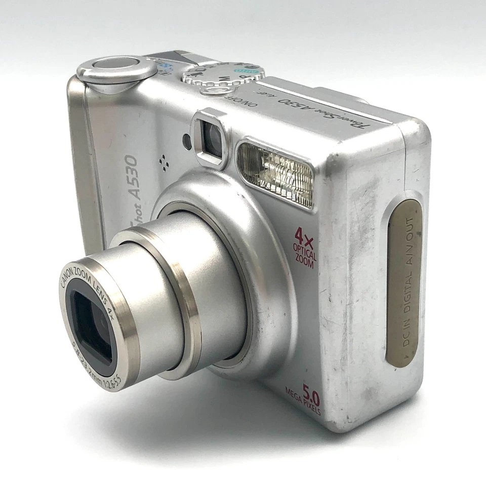 Canon PowerShot A530 AiAF 5.0 Mega Pixels Compact Digital Camera From Japan - Image 4 of 4